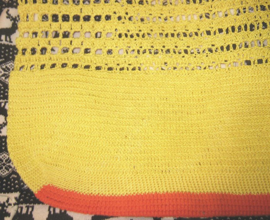 Вязаная новая сумка для покупок или на море