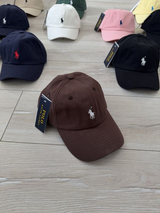 Кепка поло ральф /бейсболка Polo Ralph Lauren шоколадна