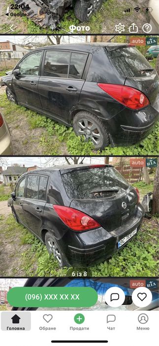 Ніссан Тііда продаж або обмін
