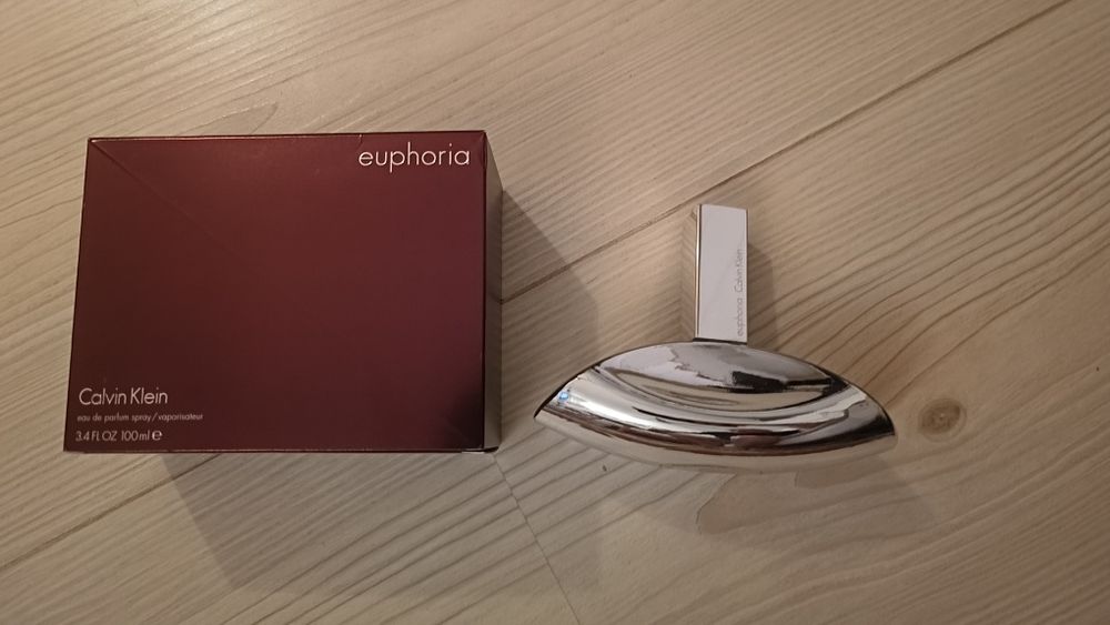 Pusty flakon po perfumach Calvin Klein CK Euphoria 100 ml + pudełko