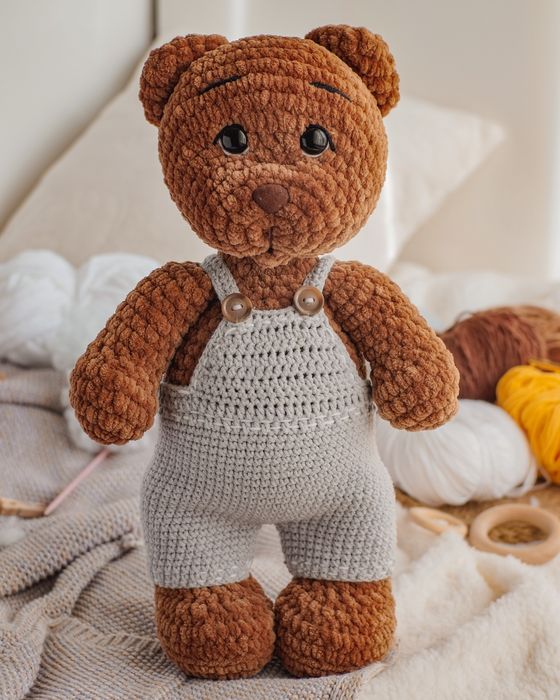 В'язані іграшки, ручна робота