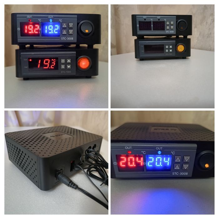 Терморегулятори  STC-1000 ,STC-3008,STC-3028, ТС-816-з таймером