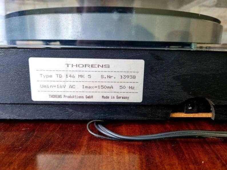 THORENS TD 146 Mk V - Highend Player ! Top ! Feliz Natal !