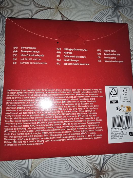 Kreatywny Zestaw Łapacz Słońca witraż zawieszka farbki