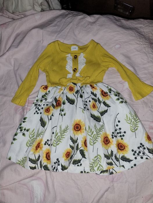 4 платья для девочки на годик