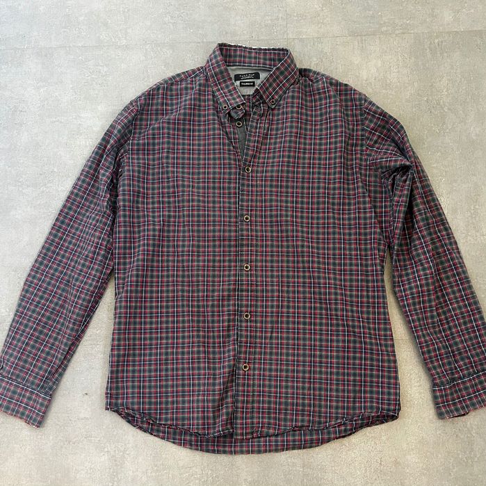 piękna ZARA koszula vintage w kratę kratkę elegancka uniwersalna
