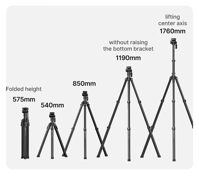 Profesjonalny aluminiowy statyw tripod Ulanzi MT-65