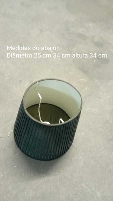 Abajur/ candeeiros várias cores e tamanhos preço da unidade