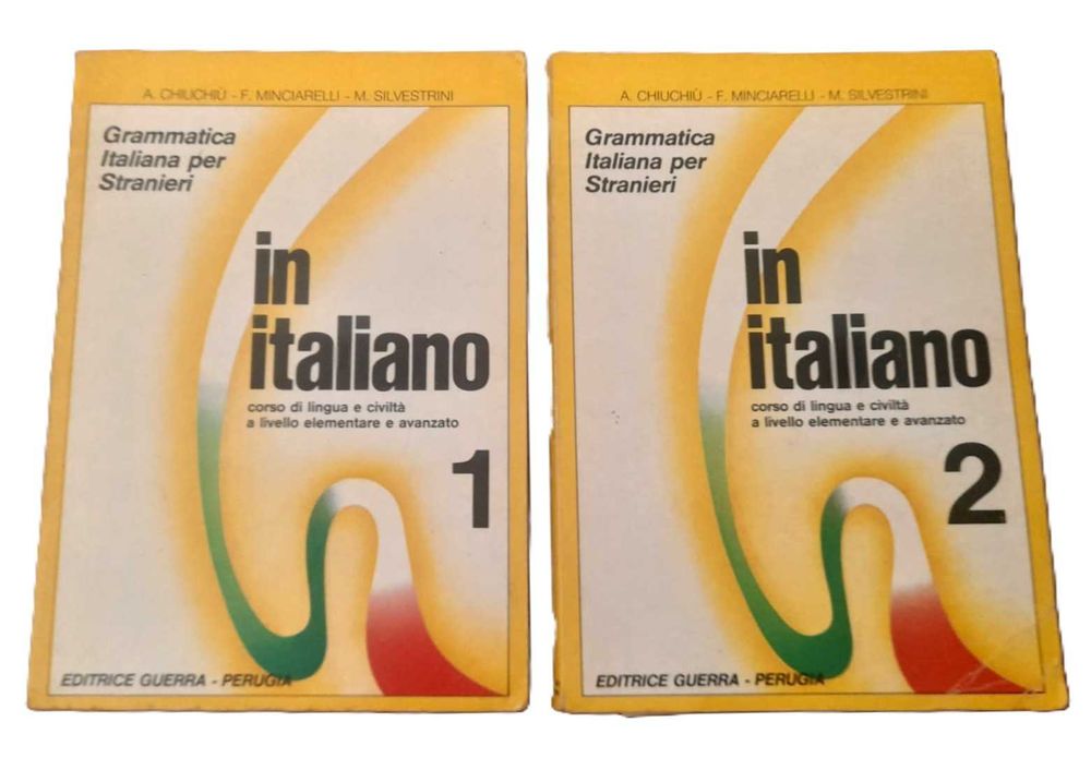 In Italiano, Grammatica Italiana per Stranieri, 1 e 2