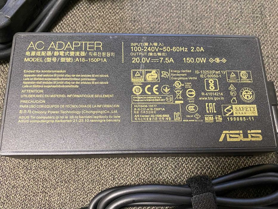 Блок живлення для ноутбука Asus 20V 7.5A (6.0*3.7) 150W