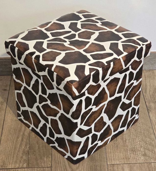 Caixas de arrumação almofadadas pele padrão