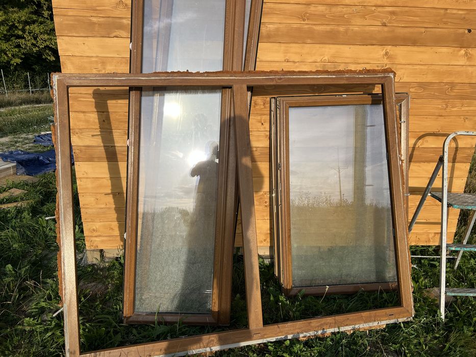 Okna z rozbiórki dwuszybowe ładne