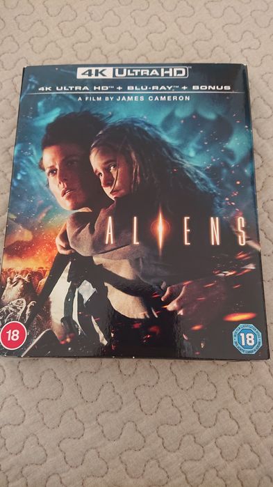 Aliens filme bluray uhd 4k hdr dolby atmos novo selado james cameron