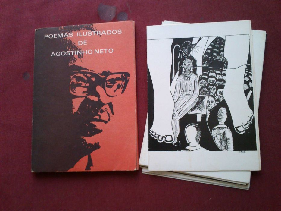12 Postais Poemas Ilustrados de Agostinho Neto-UNAP-1980