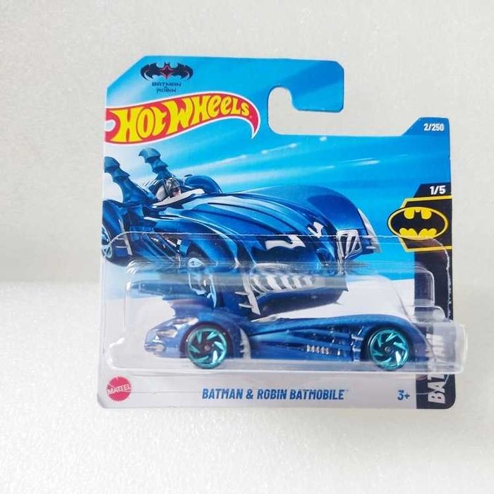 Batman & Robin Batmobile Hot Wheels Novo em cartela
