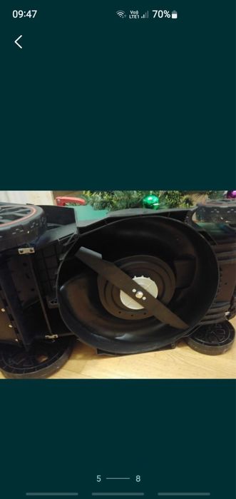 Аккумуляторная газонокосилка Parkside