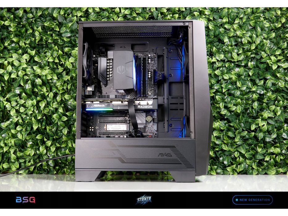 komputer gamingowy bsg amd ryzen 5 16gb ddr4 512ssd rx 9060 xt win11