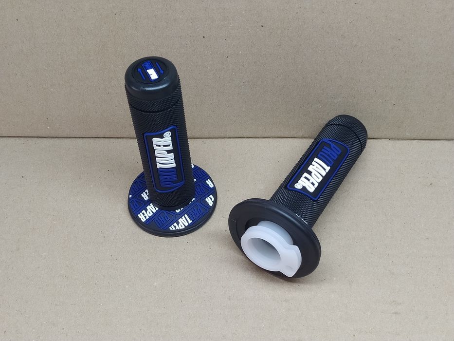 Ручки руля мото грипсы (пара) "PRO TAPER"  с ручкой газа, универсальне