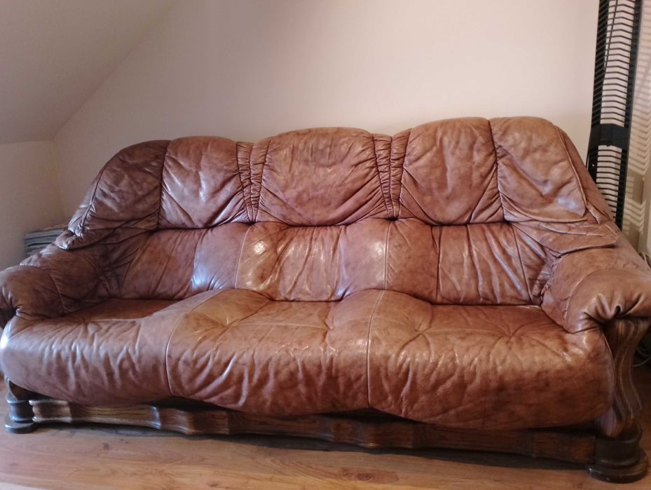 Kanapa skórzana 3 osobowa