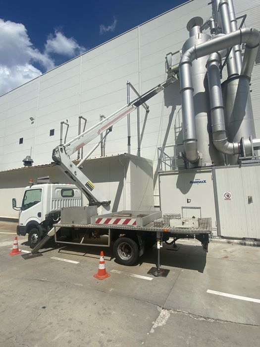 Podnośnik koszowy na busie wynajem