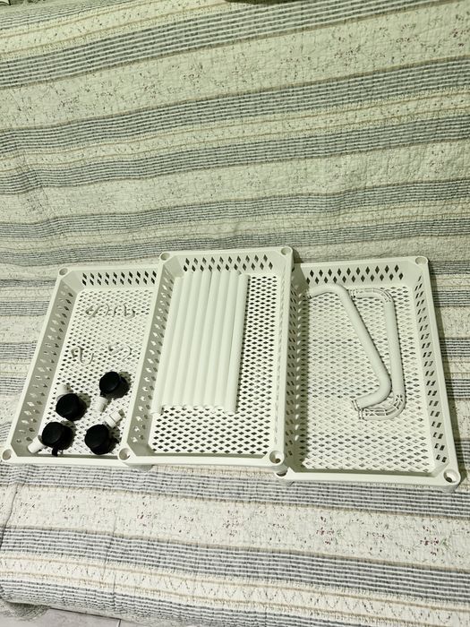 Міцний стелаж fw-03, 3 секції, етажерка на колесах, у ванну, вітальню