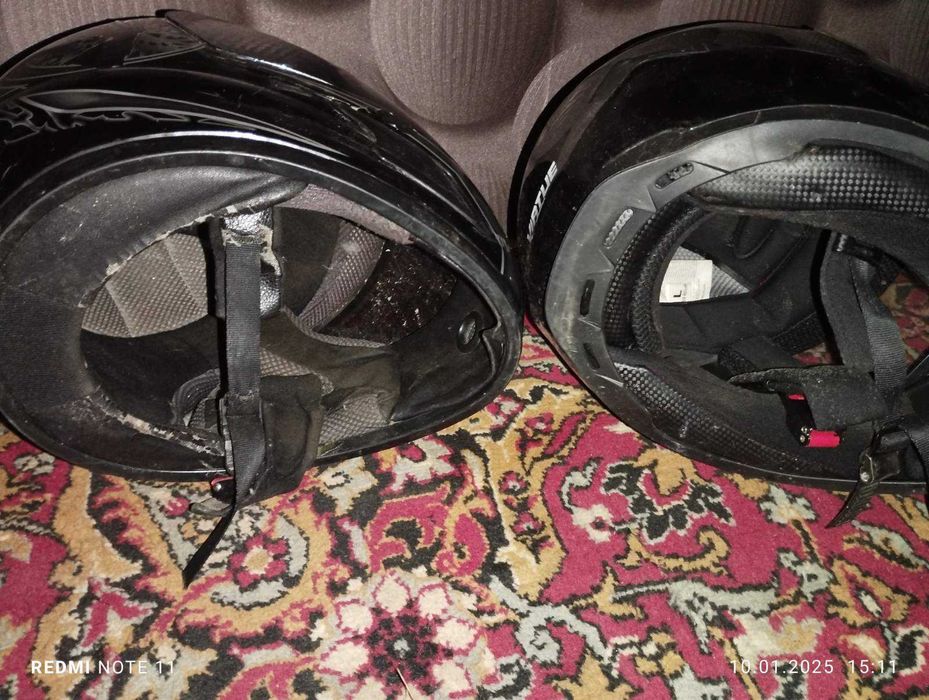 Мотошлем черный  шлем для мото