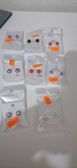 Brincos ródio antialérgico