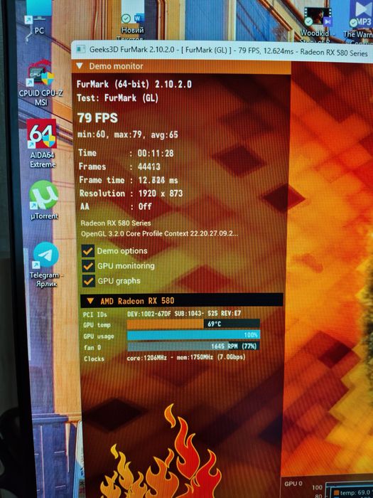 Відеокарта Asus Dual OC RX 580 4gb