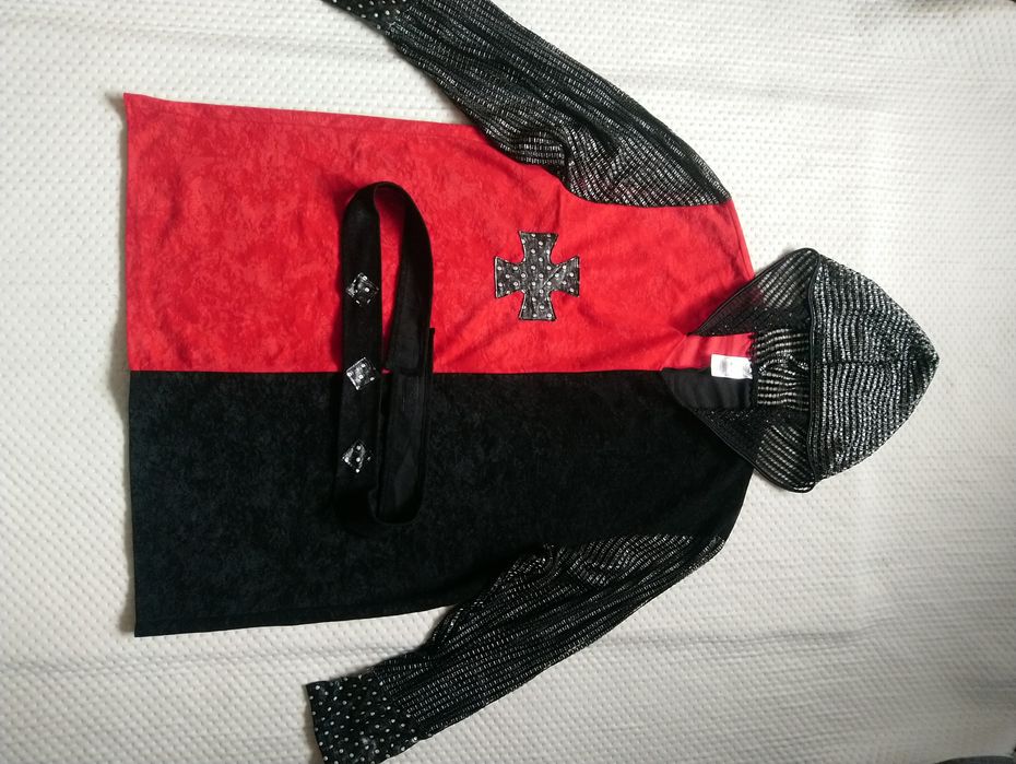 Косплей карнавальний костюм Лицар Рицарь Мушкетер 2XL розмір