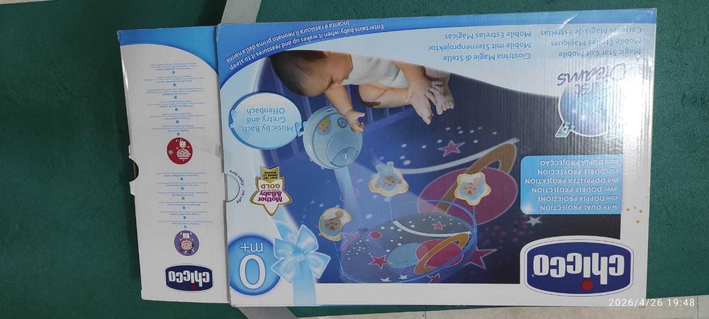 Projetor Chicco Estrelas Mágicas Azul (Com Caixa)
