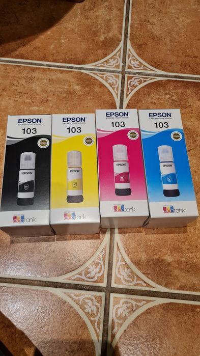 Tusz oryginal Epson 103 zestaw cyan,magenta,yellow  black