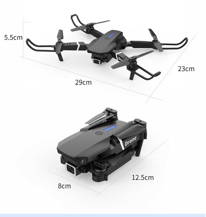 Drone Quadricóptero Wi-Fi E88 Pro