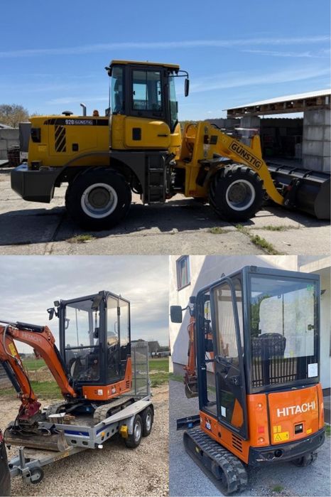 Wynajmę minikoparkę Hitachi / Ładowarkę