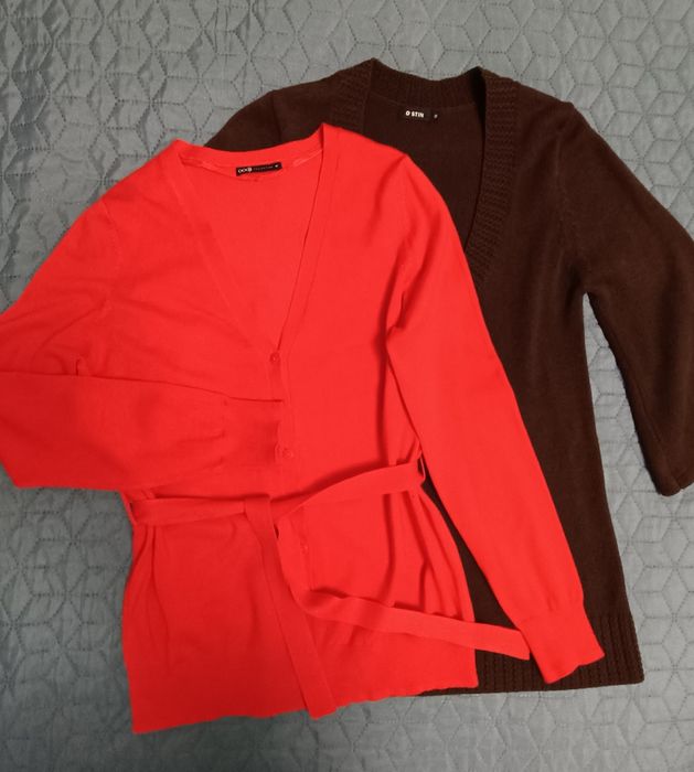 Дуэт из кардигана и кофточки