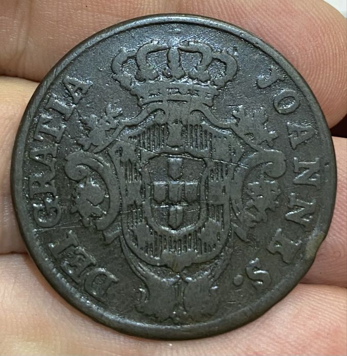 Moeda 225 - X Reis D JOAO P REGENTE 1813