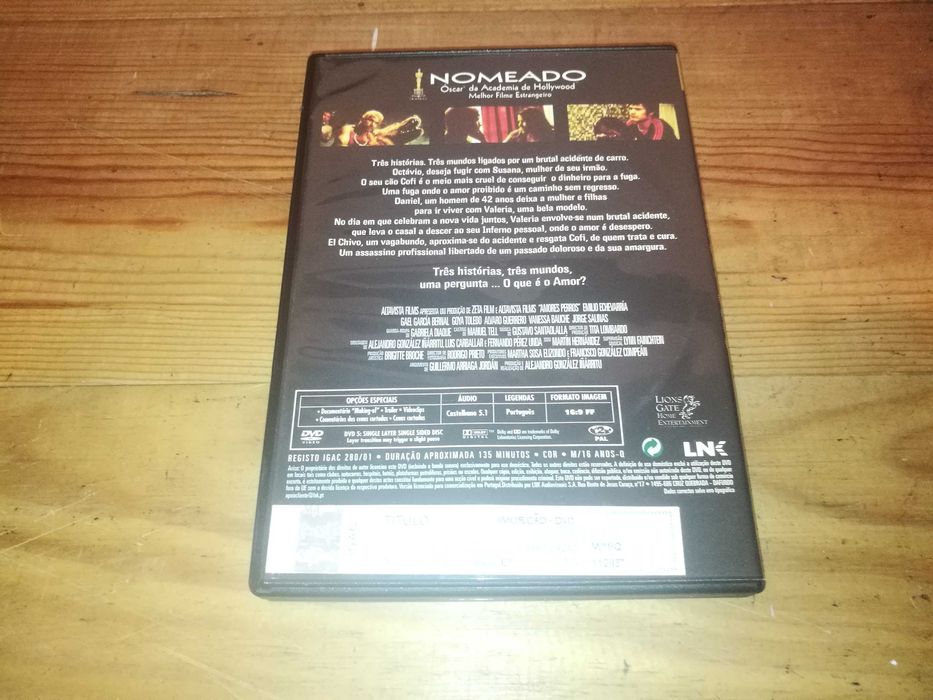 AMOR CÃO 	DVD (legendagem em Português)