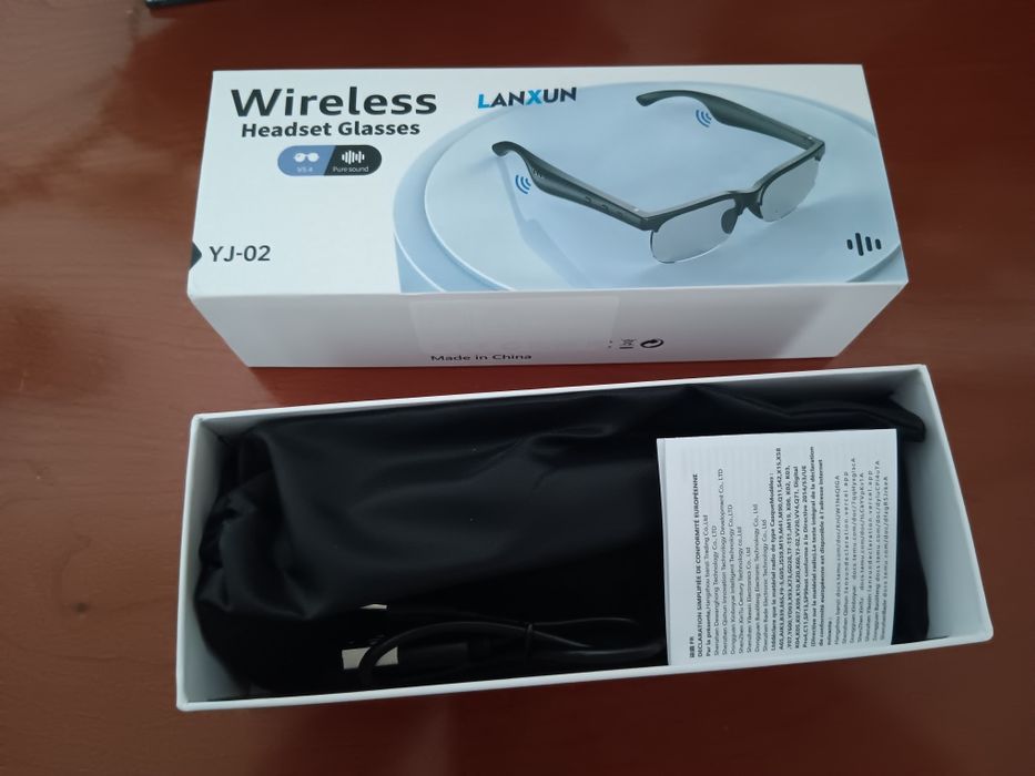 Oculos inteligentes Bluetooth wireless