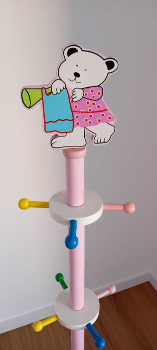 Cabide de criança, rosa