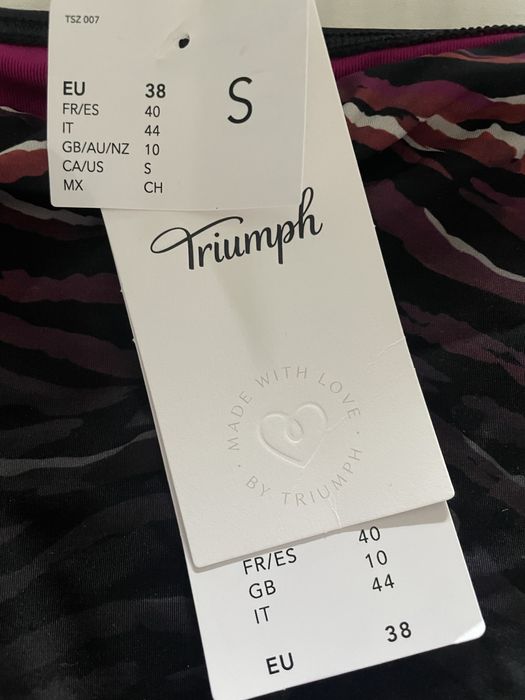 Нові плавки Triumph S (EU 38) з бірками, регульовані, оригінал