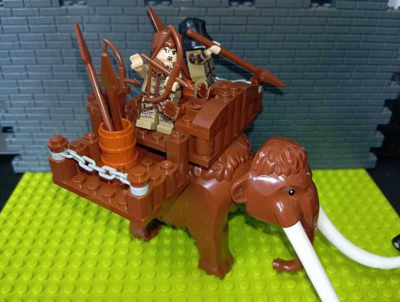 Zestaw + Gratis! MOC Mumakil +2 Figurki Haradrim 56pcs LOTR Hobbit lor