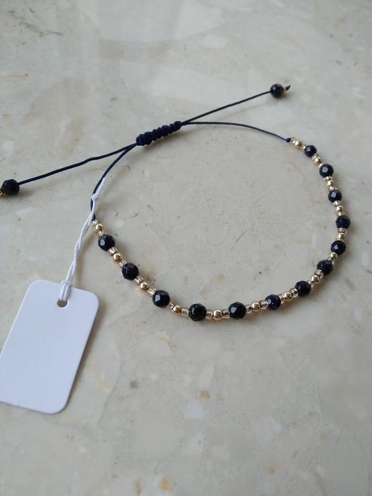Bransoletka handmade mini, noc Kairu, idealna na prezent