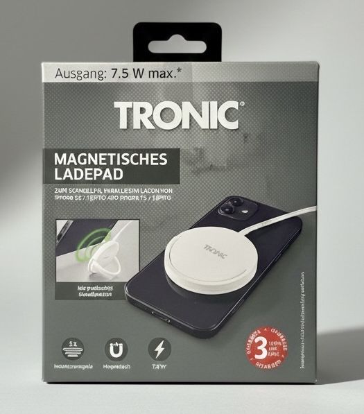 Безпроводная зарядка Iphone Android TRONIC Магнітний Зарядний Пристрій