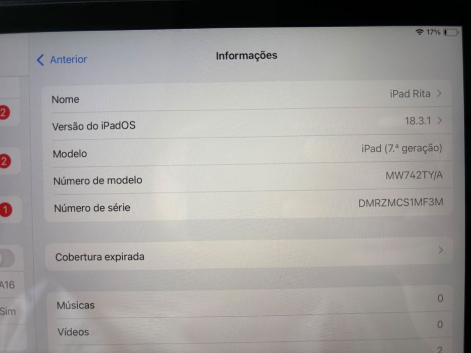 iPad 7 geração MW742TY/A