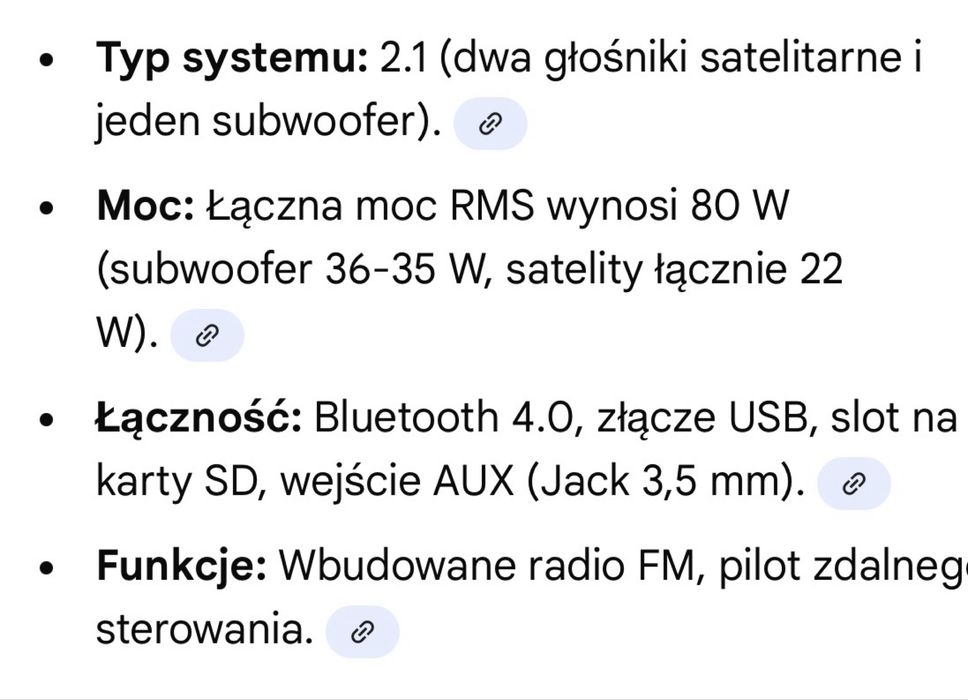 Głośniki PR 2180