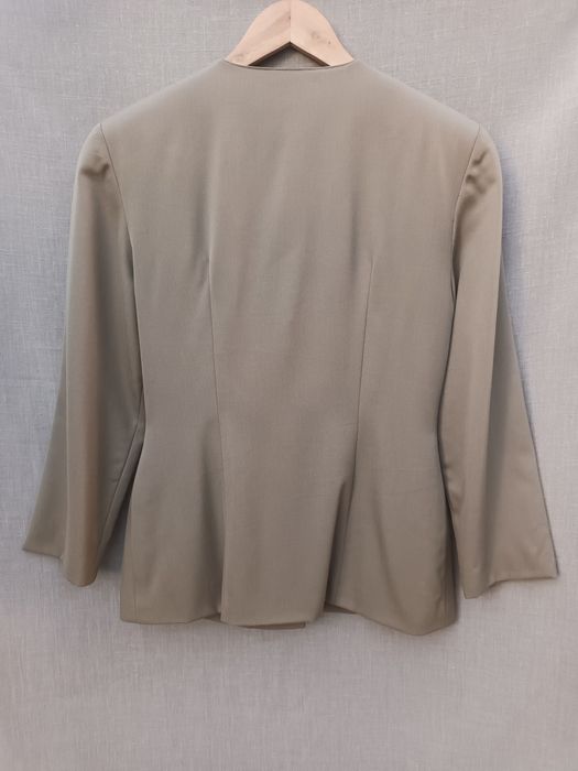 Conjunto casaco e saia lã vintage