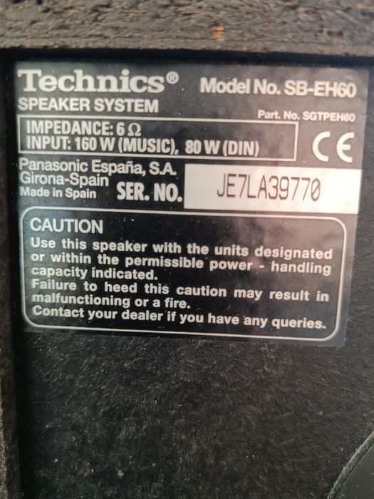 Продам музыкальный центр  Technics. SH  EH 50