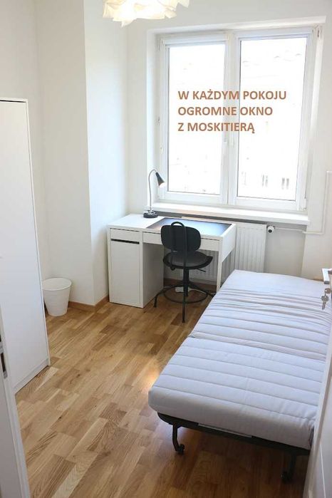 DWA POKOJE dla studentek/ów, ul 23 Lutego, SAMO CENTRUM POZNANIA
