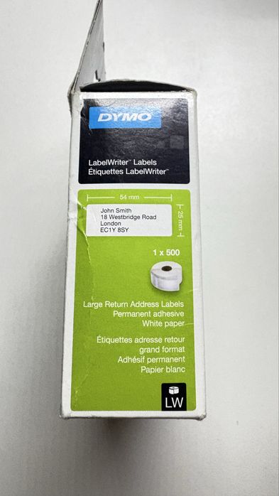 Etykieta DYMO adresowe 25mm - 54mm