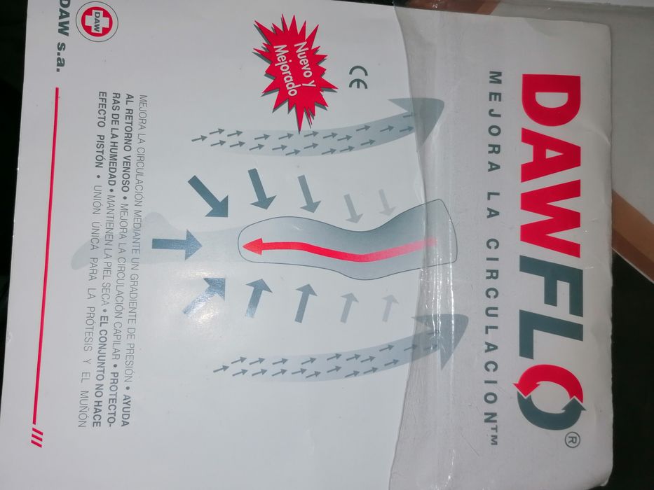 Meia interior para prótese
