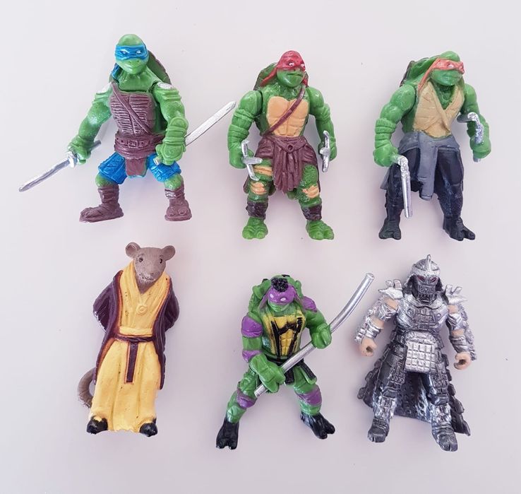 Conjunto 6 pcs Tartarugas ninja (Portes incluidos)